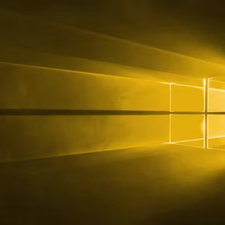 Windows yellow wallpaper