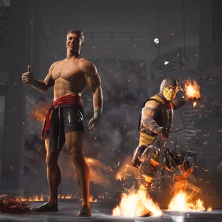 Johnny Cage MK1 desktop wallpaper