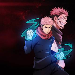 Anime Jujutsu Kaisen PS4 wallpaper