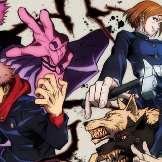 Anime Jujutsu Kaisen PS4 wallpaper