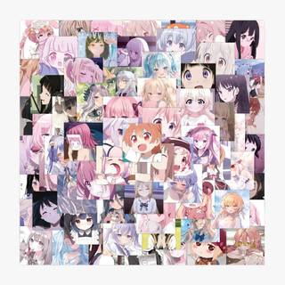 Anime girl collage wallpaper