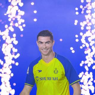 Ronaldo Al Nassr celebration wallpaper