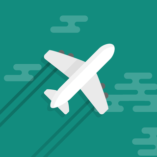 Plane doodle wallpaper