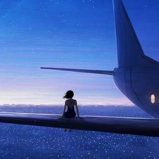 Anime travel wallpaper