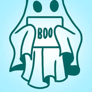 Ghost doodles wallpaper