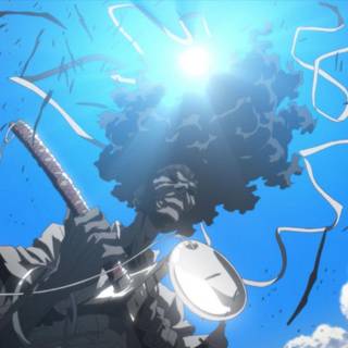 Samurai cartoon wallpaper