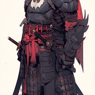 Samurai cartoon wallpaper