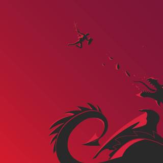 Red warrior wallpaper