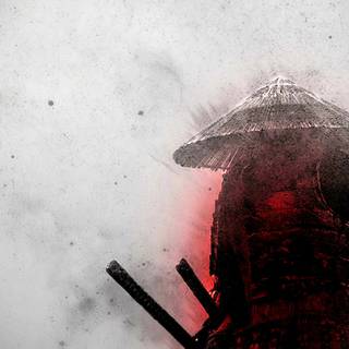 Samurai cartoon wallpaper