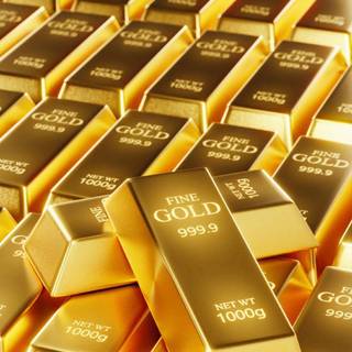 Gold ingot wallpaper