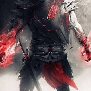 Red warrior wallpaper