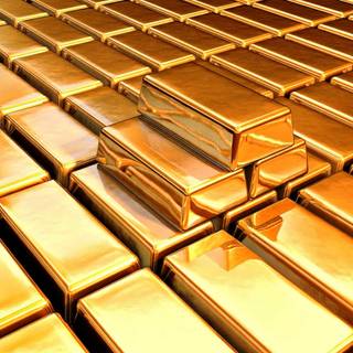 Gold ingot wallpaper
