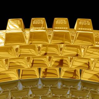 Gold ingot wallpaper