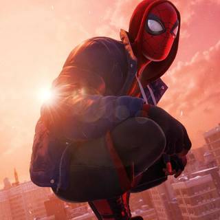 Spider-Man drippy wallpaper