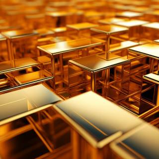 Gold ingot wallpaper