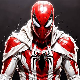 Spider-Man drippy wallpaper