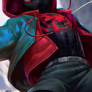 Spider-Man drippy wallpaper