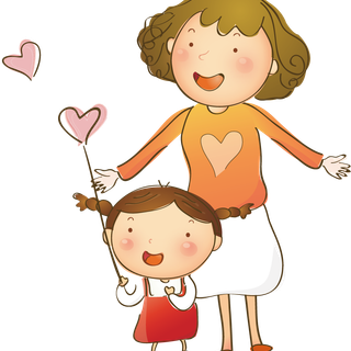 Mother's Day cartoon wallpaper