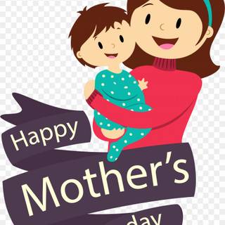 Mother's Day cartoon wallpaper