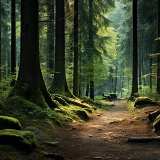 Woods summer wallpaper