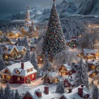 Village iPhone wallpaper