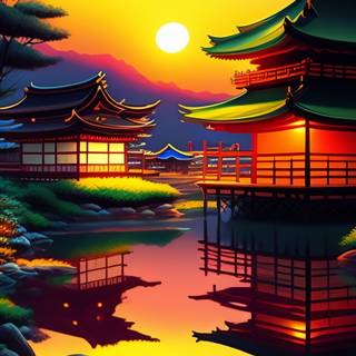 Village iPhone wallpaper