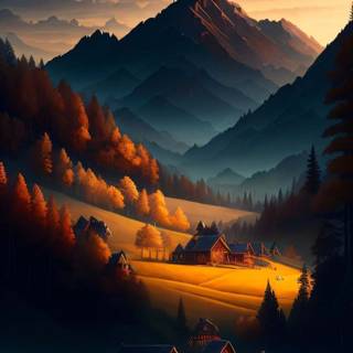 Village iPhone wallpaper