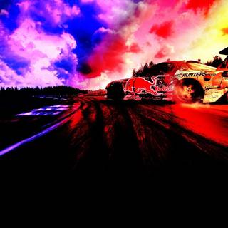 Race track wallpaper