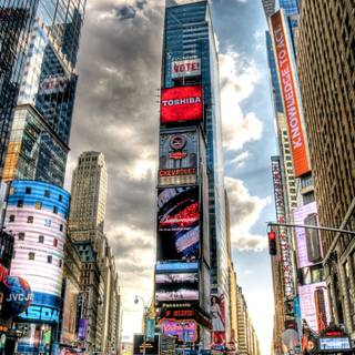 Time Square iPhone wallpaper