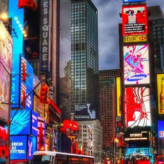 Time Square iPhone wallpaper