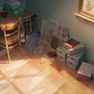 Study room 4k wallpaper