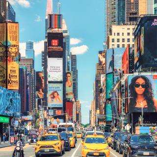 Time Square iPhone wallpaper