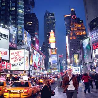 Time Square iPhone wallpaper