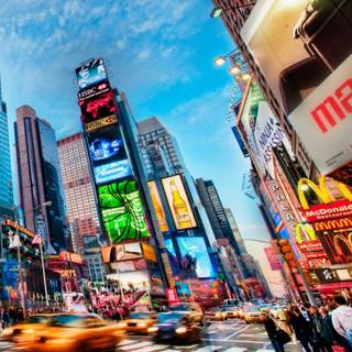 Time Square iPhone wallpaper