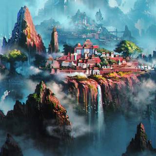 Village iPhone wallpaper