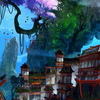 Village iPhone wallpaper