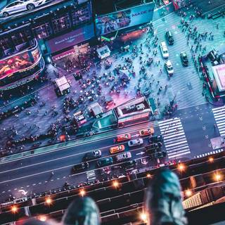 Time Square iPhone wallpaper