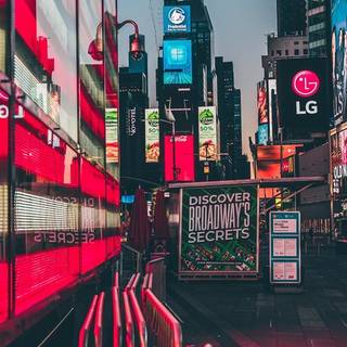 Time Square iPhone wallpaper