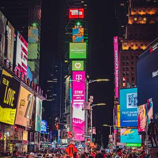 Time Square iPhone wallpaper