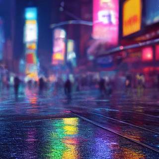 Time Square iPhone wallpaper