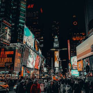 Time Square iPhone wallpaper