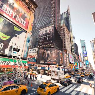 Time Square iPhone wallpaper