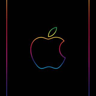 iPhone XR outline wallpaper