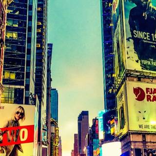 Time Square iPhone wallpaper