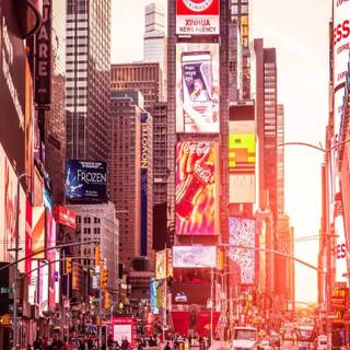 Time Square iPhone wallpaper