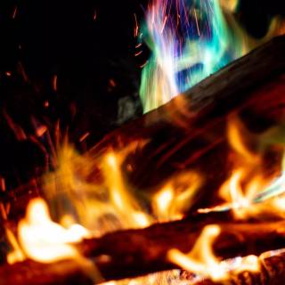 Campfire iPhone X wallpaper