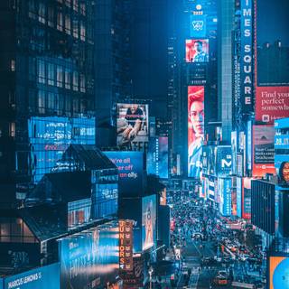 Time Square iPhone wallpaper