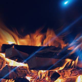 Campfire iPhone X wallpaper