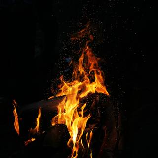 Campfire iPhone X wallpaper