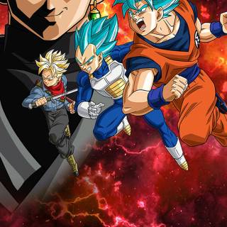 Goku blue iPhone wallpaper